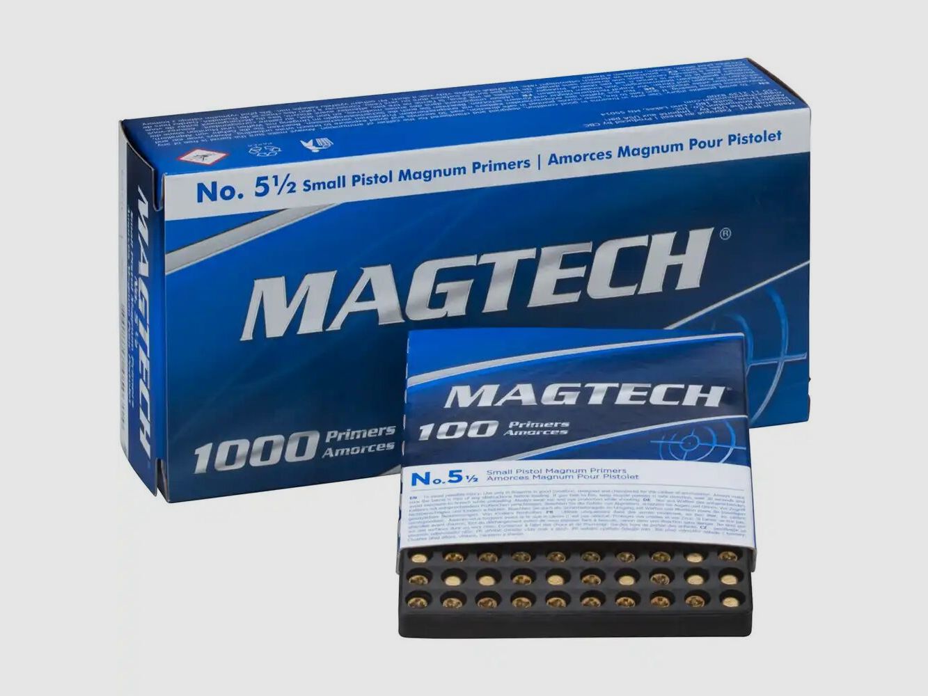 Magtech capsule di accensione 5½ Small Pistol Magnum - 1000 pz