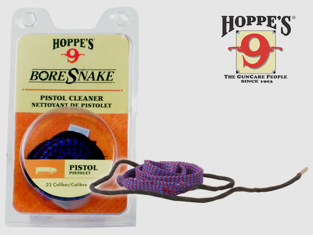 QuickClean Laufreiniger BoreSnake, Reinigungsschnur, fĂĽr Pistolen und Revolver Kaliber .22, 5,5 mm