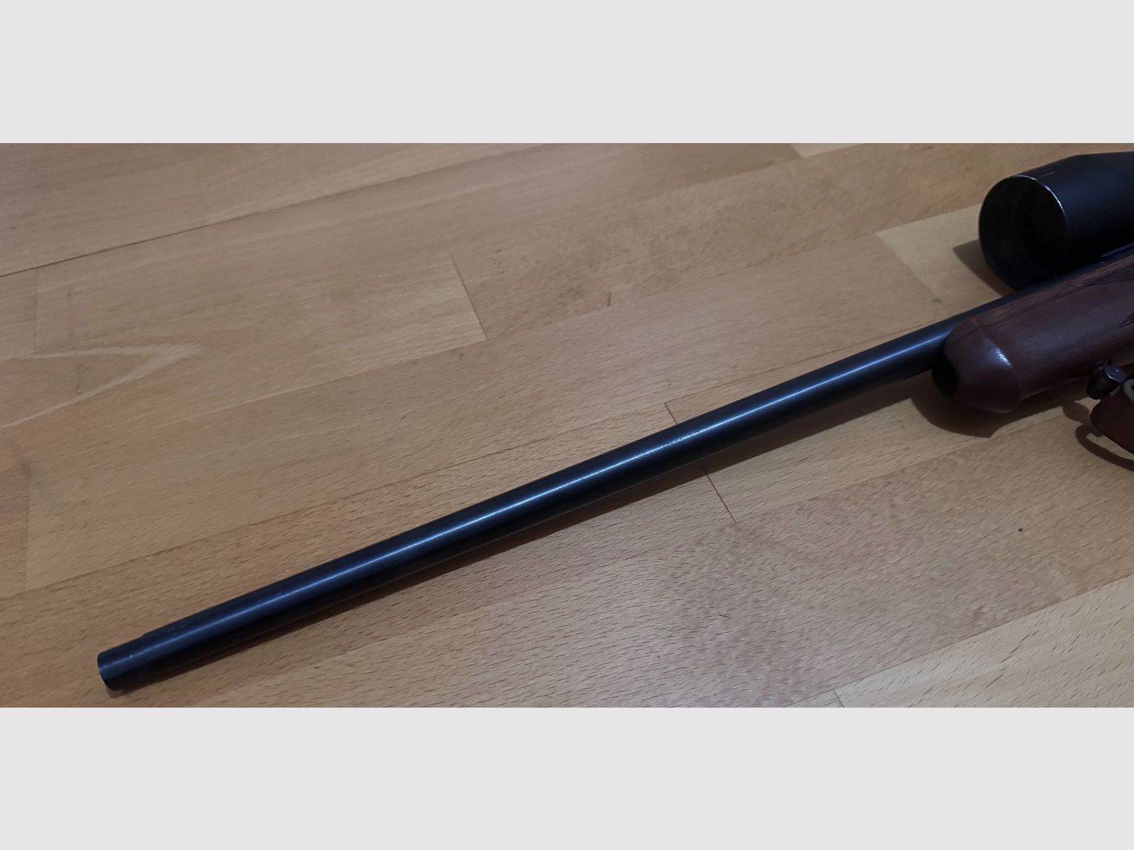 Break-action rifle Rhöner Sportwaffen Weisbach in caliber .22 Hornet with scope Prinzess 3-9x