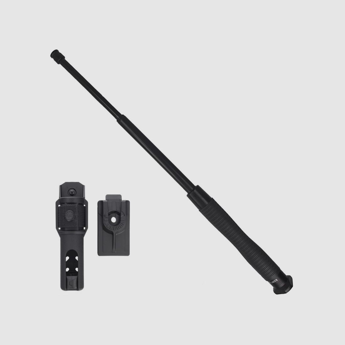 ESP Teleskopschlagstock 20" Easy Lock Schwarz Knopfentriegelung + Holster, Bild 1 von 2