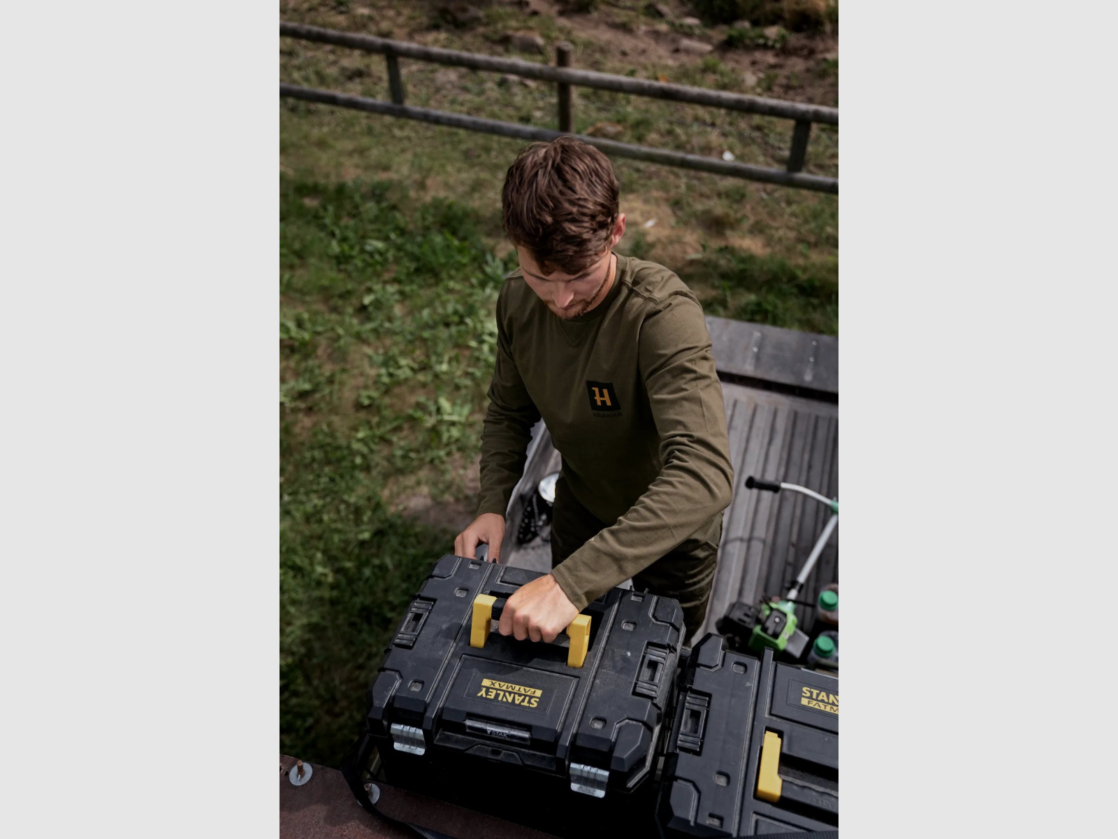 HÄRKILA Gorm Langarmsshirt Willow Green