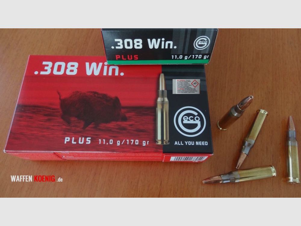 GECO 80 GECO Plus Patronen: .308 Win. 11,0g / 170gr, Bild 1 von 2