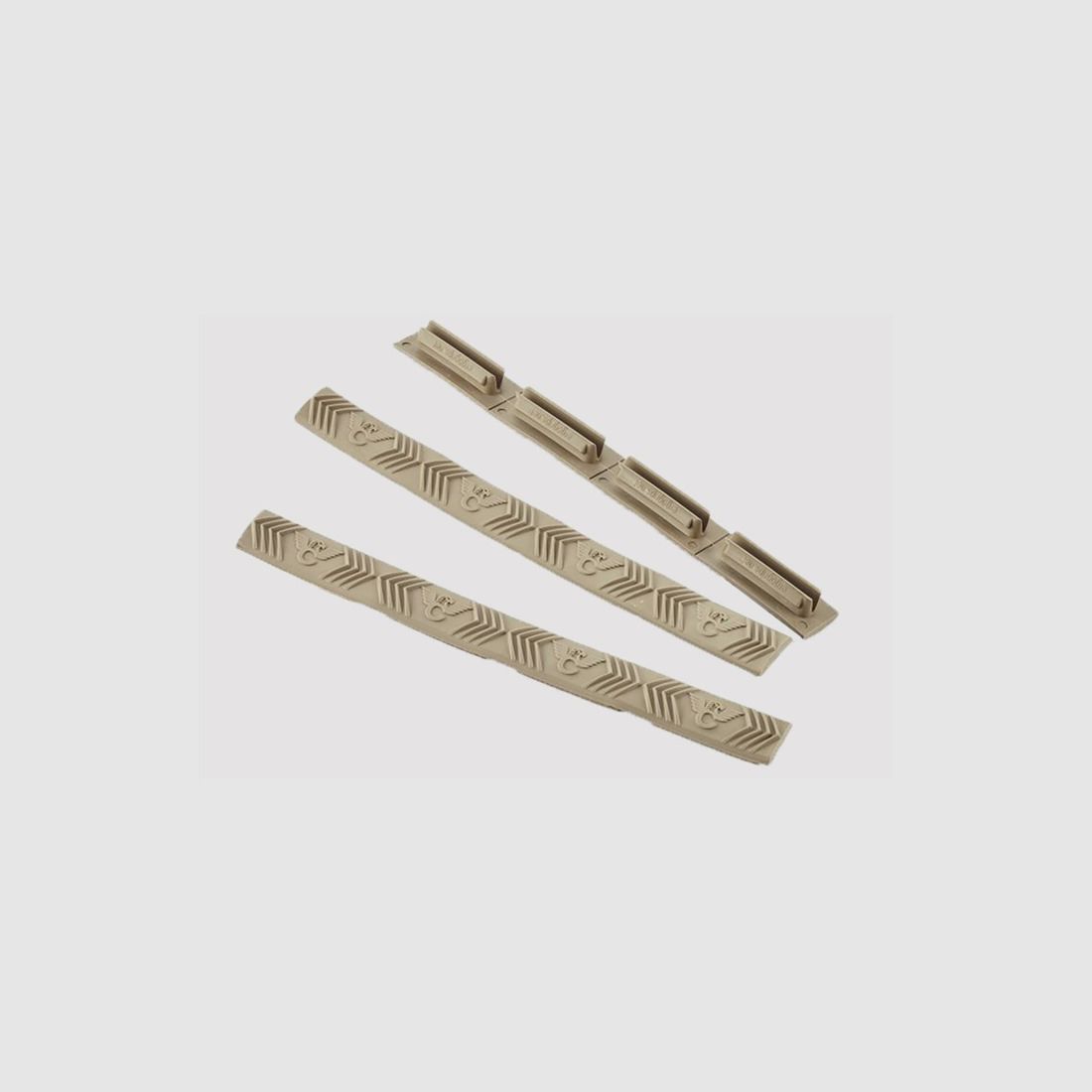 WILSON COMBAT COVERS WILSON COMBAT M-LOK RAIL COVER 4-SLOT 3-PAK FDE, afbeelding 1 van 2