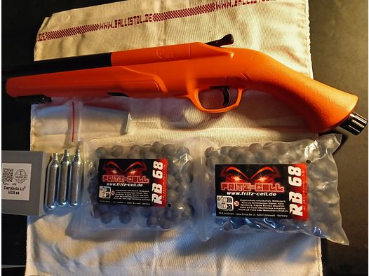 Umarex HDS68 Co2 Schrotflinte .68 Orange-Black P2P T4E neu im MEGASET
