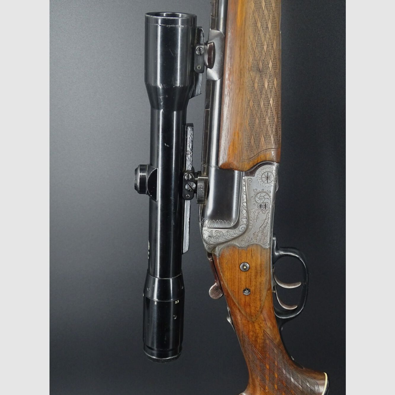 Heym BBF BF 55 mit WL Kaliber 7x65R 16/70 Baujahr 1961 BF 55 mit WL