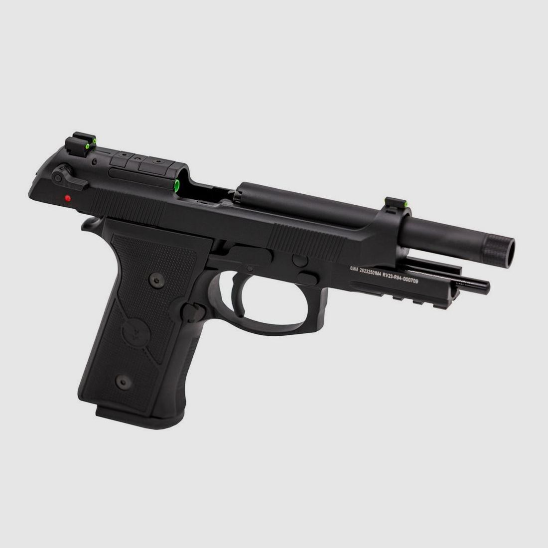 Airsoft-Replik Pistol GBB Raven R9-4 Schwarz - Realistischer Blowback - Hohe Präzision - Für Immersive Taktische Spiele, Bild 5 von 5
