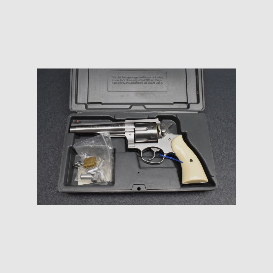 Ruger Revolver, Kaliber 44Magnum, 5,5", stainless, sehr gut