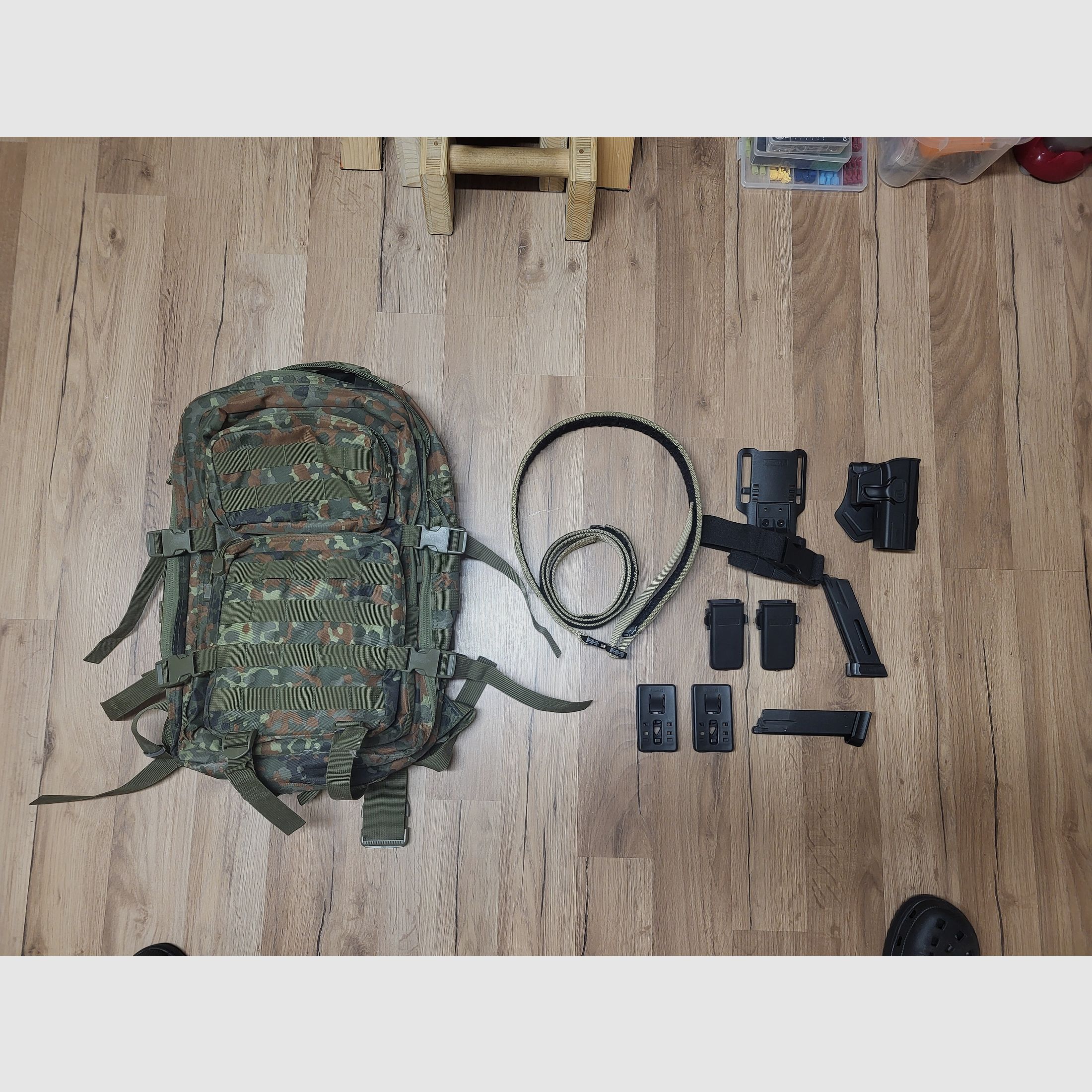 ASG CZ Shadow 2 / P09 Gas CO2 magazine, holster, ceinture sac à dos