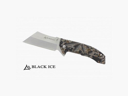 Cuchillo plegable Black Ice THC Green