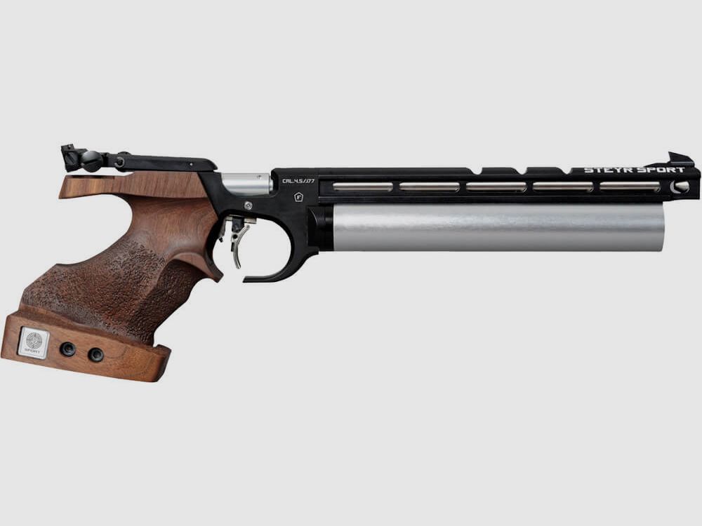 Steyr Evo 10 E Schwarz/Silber — Rechtshänder · XL