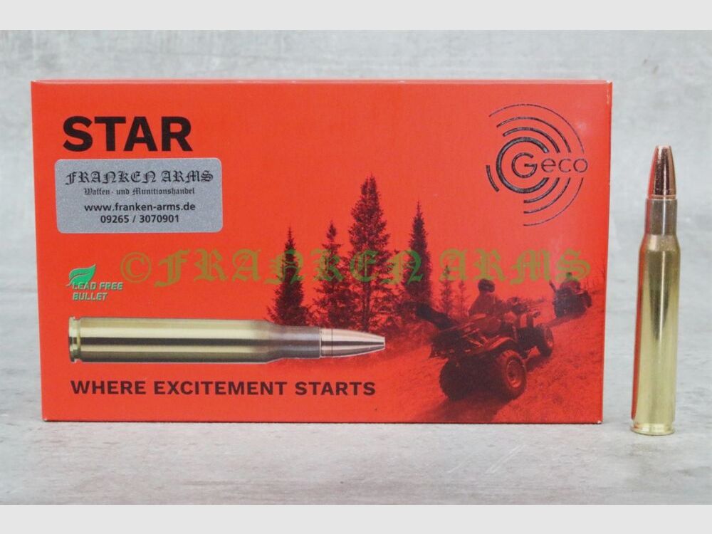 GECO Star .30-06 Spr. 165gr. 10.7g 20 pieces quantity discounts