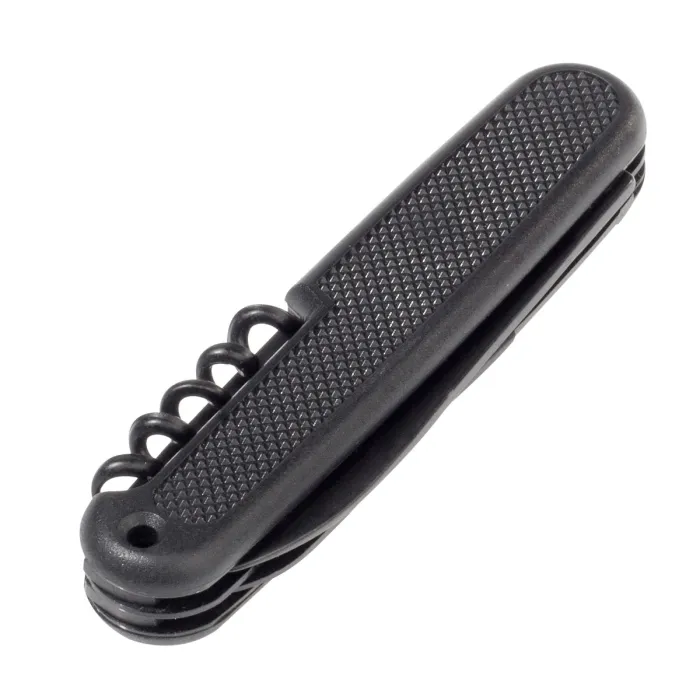 Bundeswehr Taschenmesser mit Hülle - Nachbau – Schwarz, Bild 2 von 3