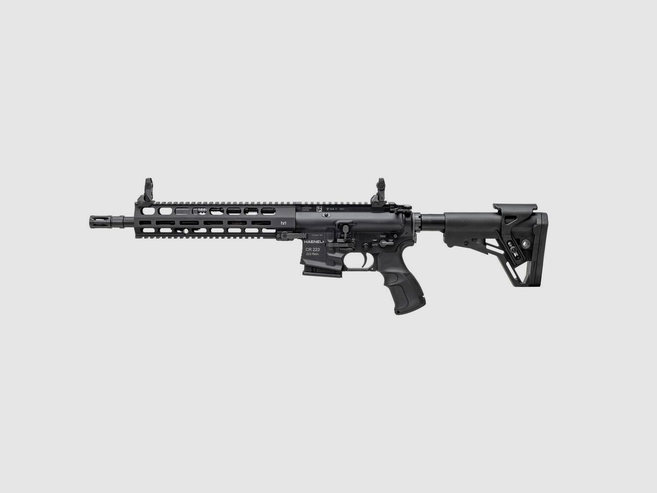 Haenel Semi-Automatic Rifle CR 223 M-LOK Handguard .223 Rem. Barrel Length 318 mm | Long Direct Trigger Black Not Sportingly Approved, image 2 of 2