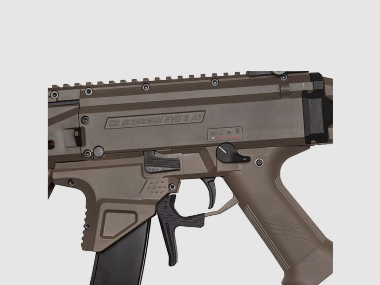 ASG	 CZ Scorpion EVO 3 A1 ATEK SAEG 6mmBB FDE-Dual Ton