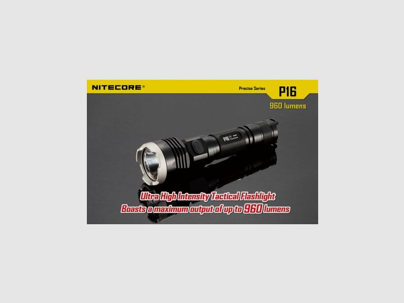Nitecore P16 Precise Flashlight 960 Lumens, image 2 of 21
