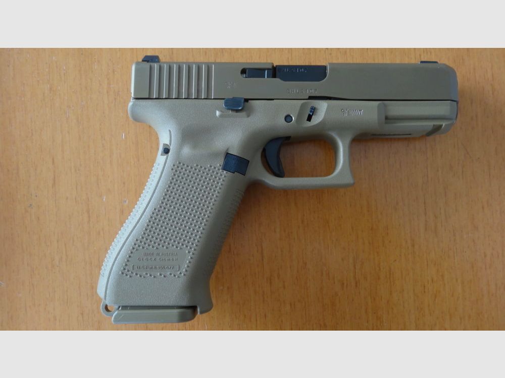 Glock SL-Pistole: Glock 19X-Cal. 9x19 mm in Coyote Tan