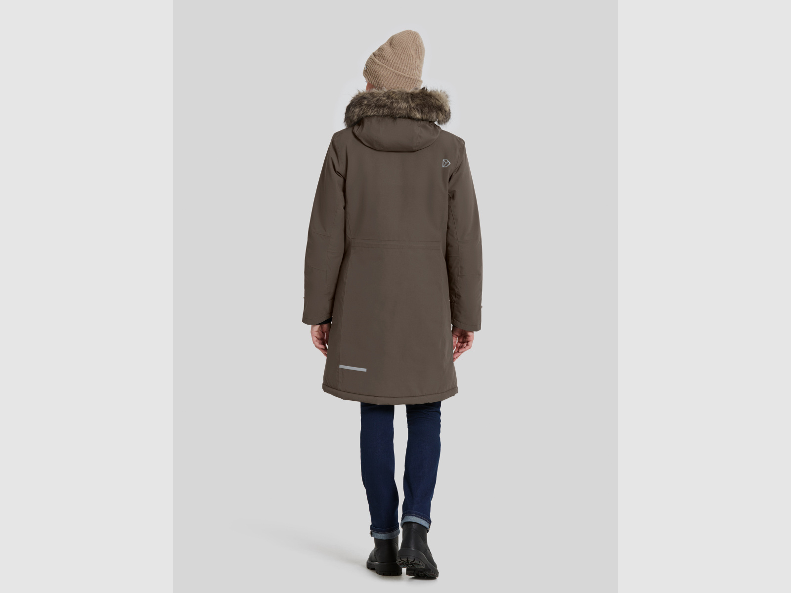 DIDRIKSONS Erika Damen Parka 3 Mocha Brown