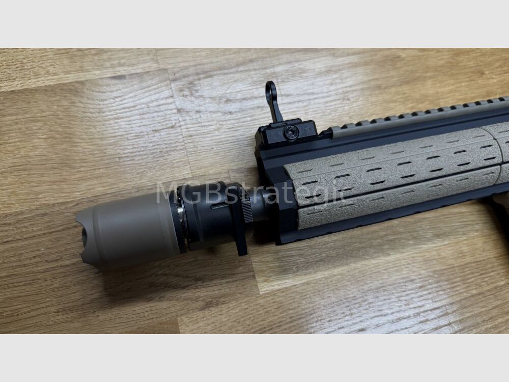 Heckler & Koch GmbH MR223 A3 Sport 14,5" MGBs speciale versie - lange handguard - QD eindplaat - handstop - blast can