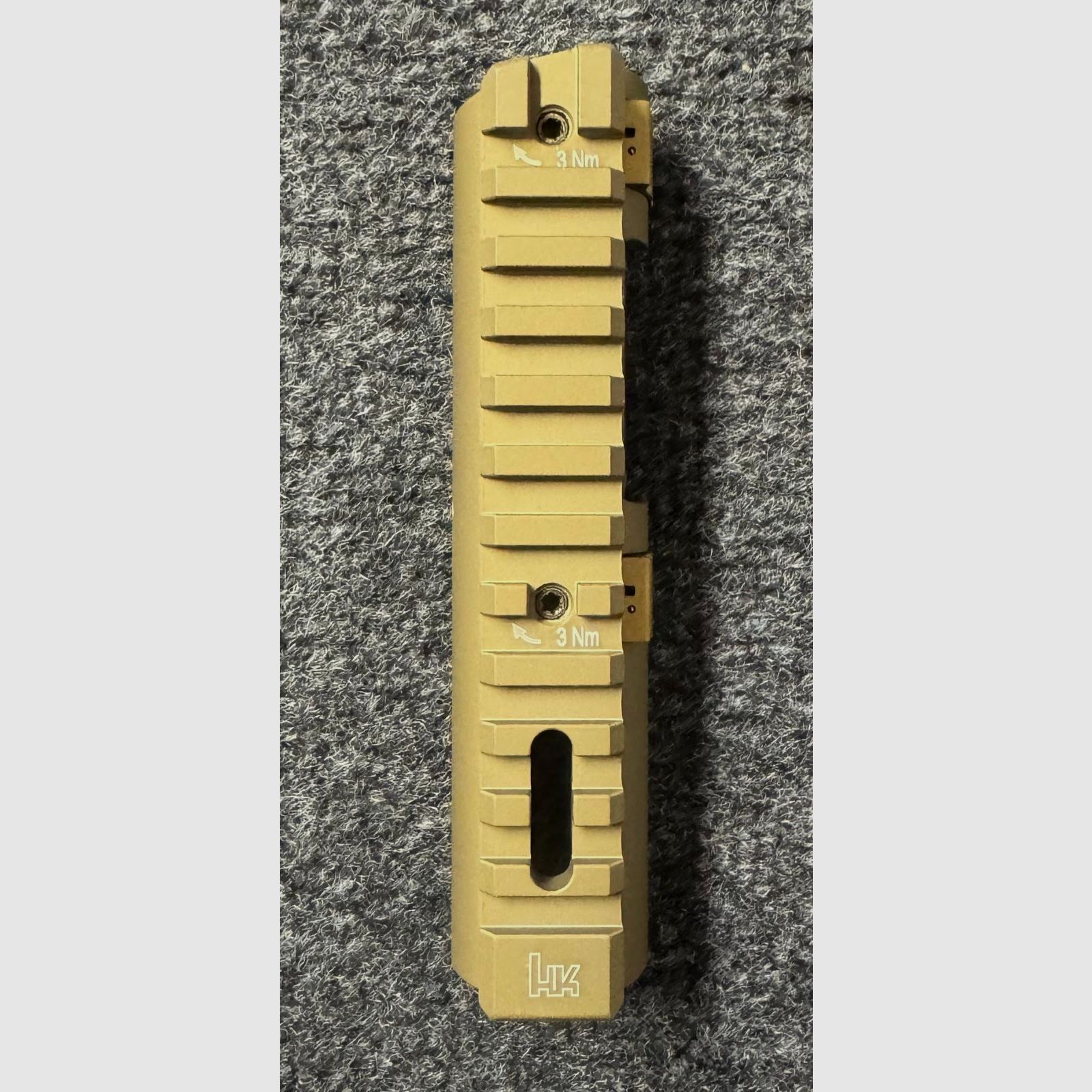 HK MP5 SP5 montaggio ottico Picatinny color sabbia/RAL8000 - NUOVO - Heckler & Koch MP5k SP5k HK94 B&T BT96 MKE T94 SAR M41/05 G3 Mr223 Mr308