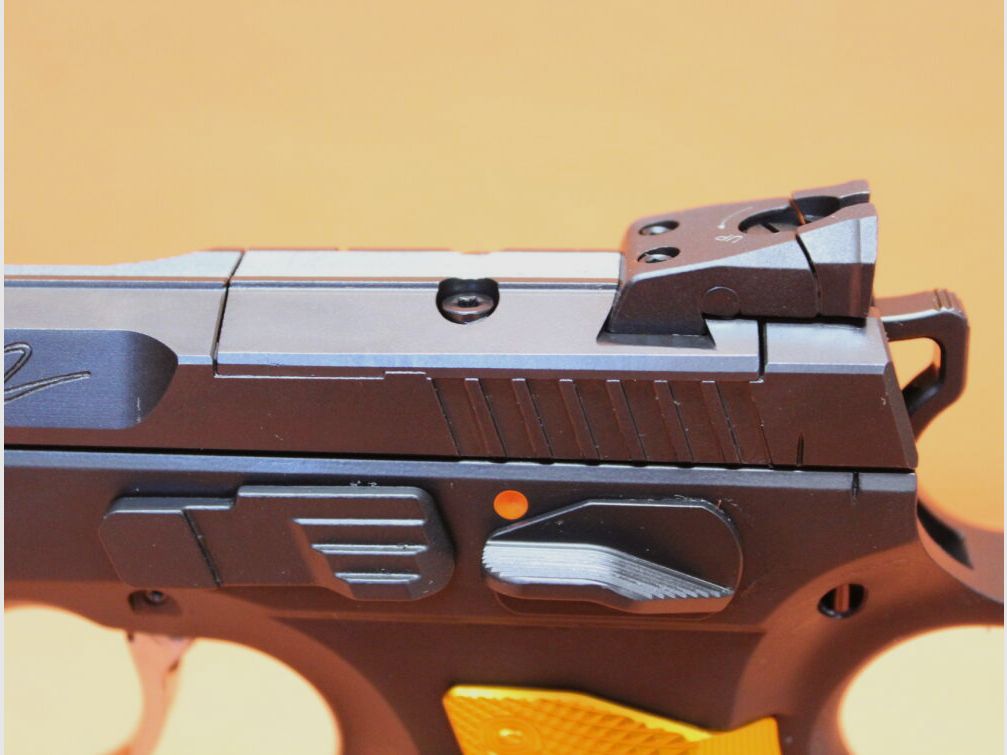 CZUB Ha.Pistole 9mmLuger CZUB CZ SHADOW2 Orange OR Optics Ready 119mm Lauf/ für Red Dot Sight CZ75