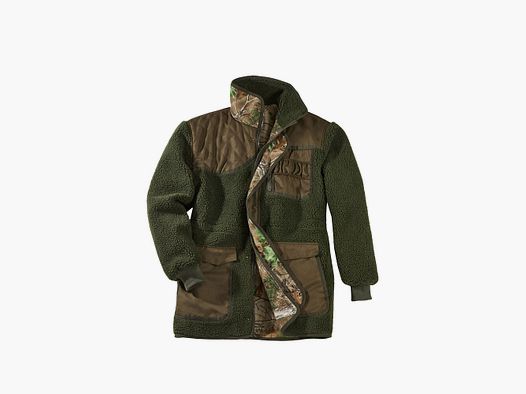 Scheibler reversible jacket Fox – Olive/Camo Green