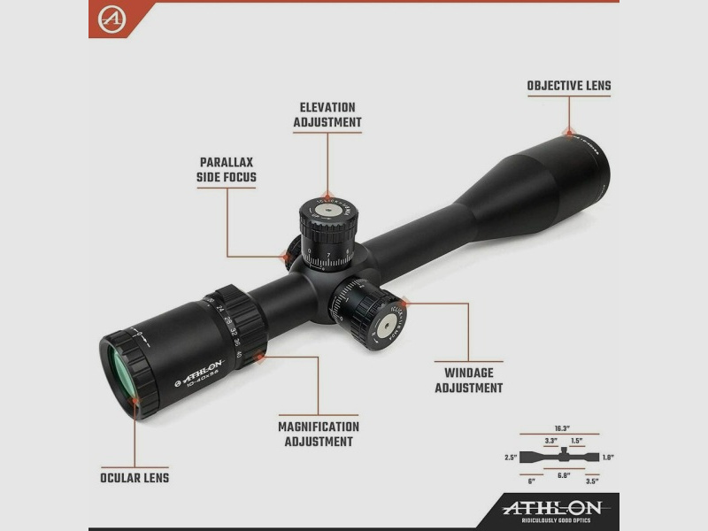 ARGOS BTR GEN2 10-40x56 Athlon lunette de tir MEILLEUR PRIX / NEUF