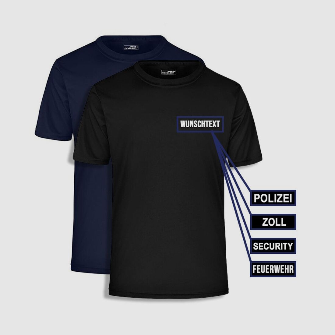 Camiseta funcional para servicio y deporte