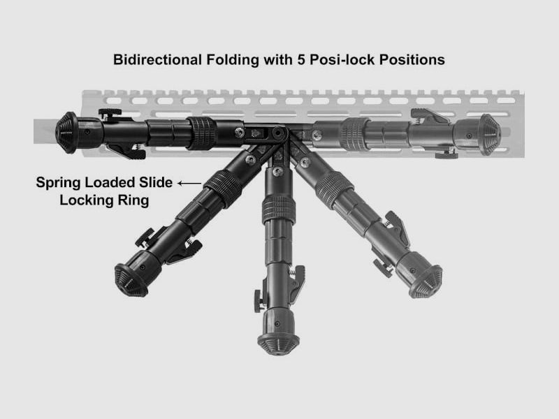 UTG M-Lok Recon Flex Zweibein 5,7 Zoll – 8 Zoll, Bild 3 von 5