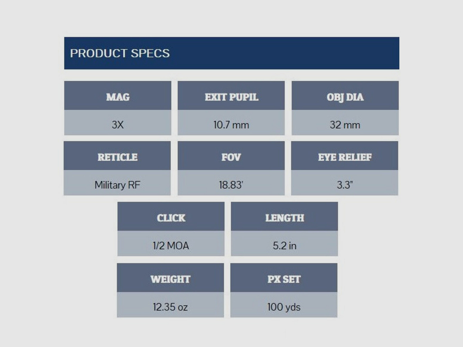 Sun Optics USA Tactical 3x32 Mil-RF 4-farbig
