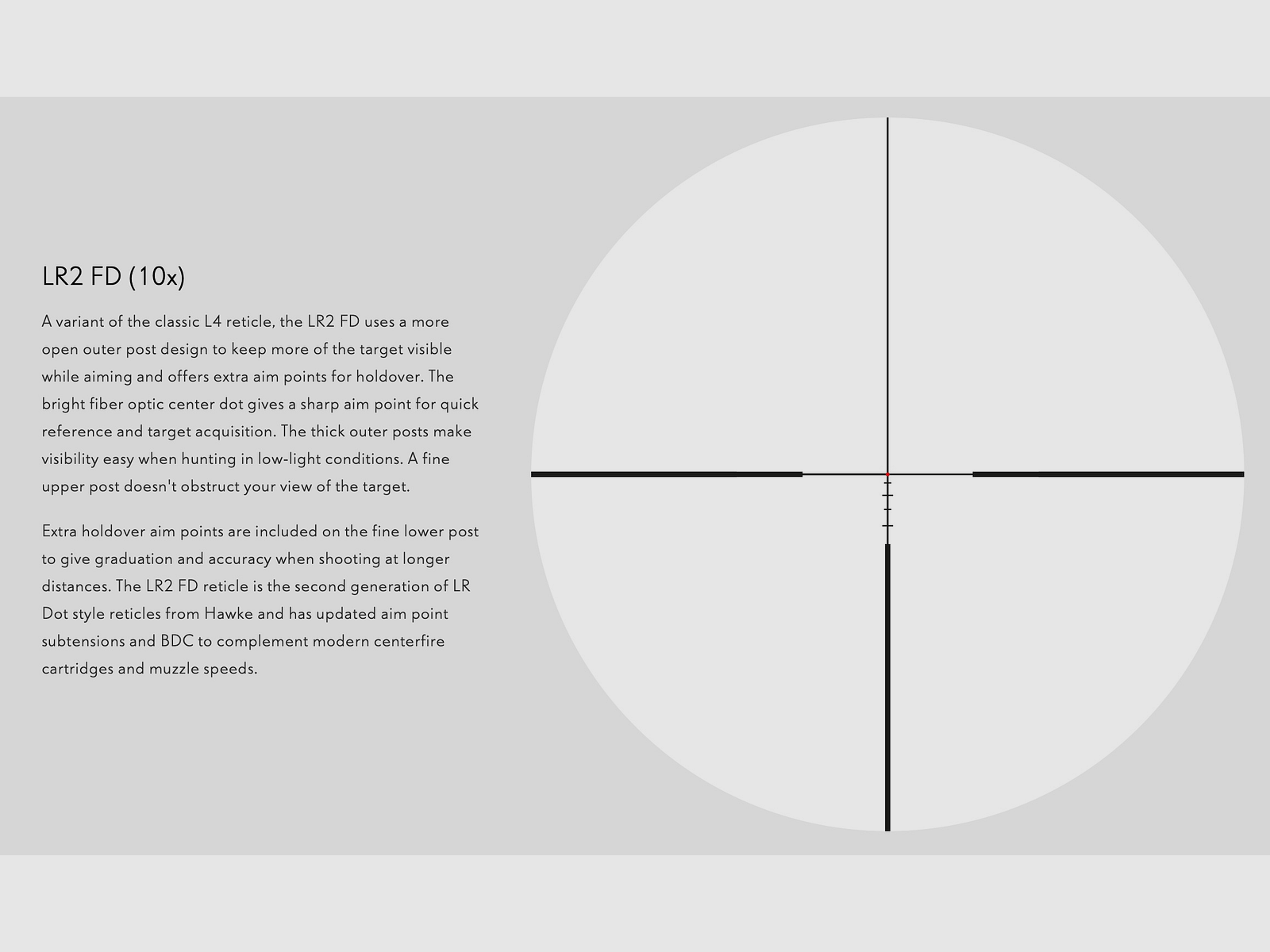 HAWKE 16412 ENDURANCE 30 FD 1,7-10x44 LR2 FD 10X ABSEHEN