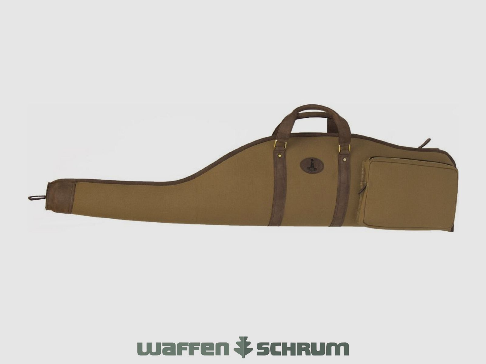 Mjoelner Hunting Büchsenfutteral Valhalla 129cm - Sand/Braun Mit Außentasche und Lammimitatfutter