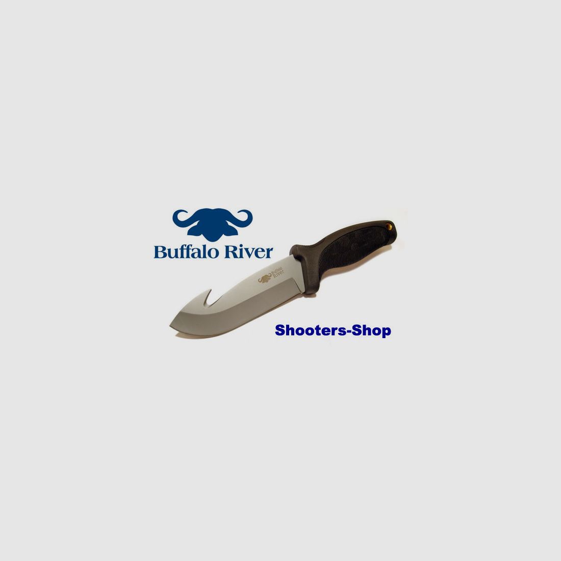 Couteau de chasse Buffalo~River BRKM-105 avec lame de dépeçage en acier inoxydable