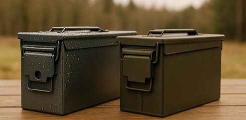 Wasserdichte vs. Wetterfeste Munitionsboxen