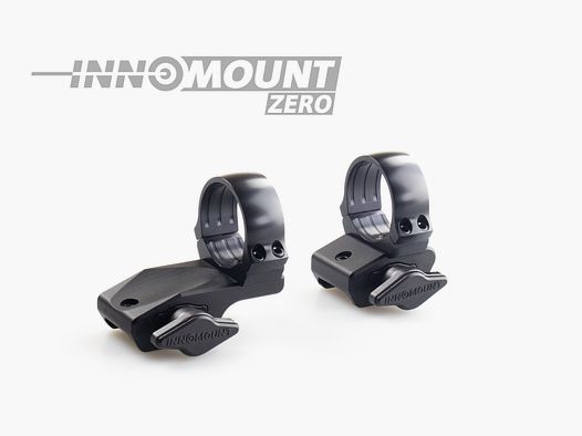 Innomount ZERO – two-part – angled for Weaver/Picatinny – Ring 30mm BH 12mm = (+9mm)