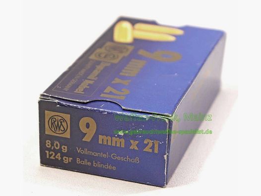 Cartucce per pistola Dynamit Nobel 9mmx21