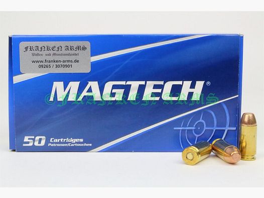 Magtech .40 S&W FMJ-Flat 165gr. 10,7g 50 pièces Prix dégressifs