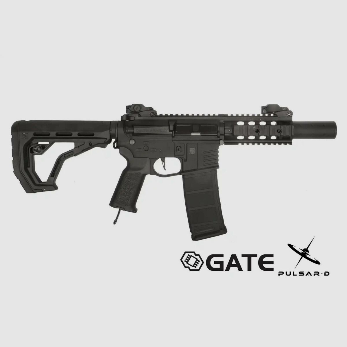 AR15 SilentOps CQB Bravo EAGLE Black HPA Airsoft Rifle Free from 18 Years | Delta Armory