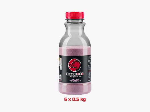 Black Fire Nordic Line Prune 0,5 kg - Verpakking van 6 - Natuurlijke aantrekkingskracht voor groot wild