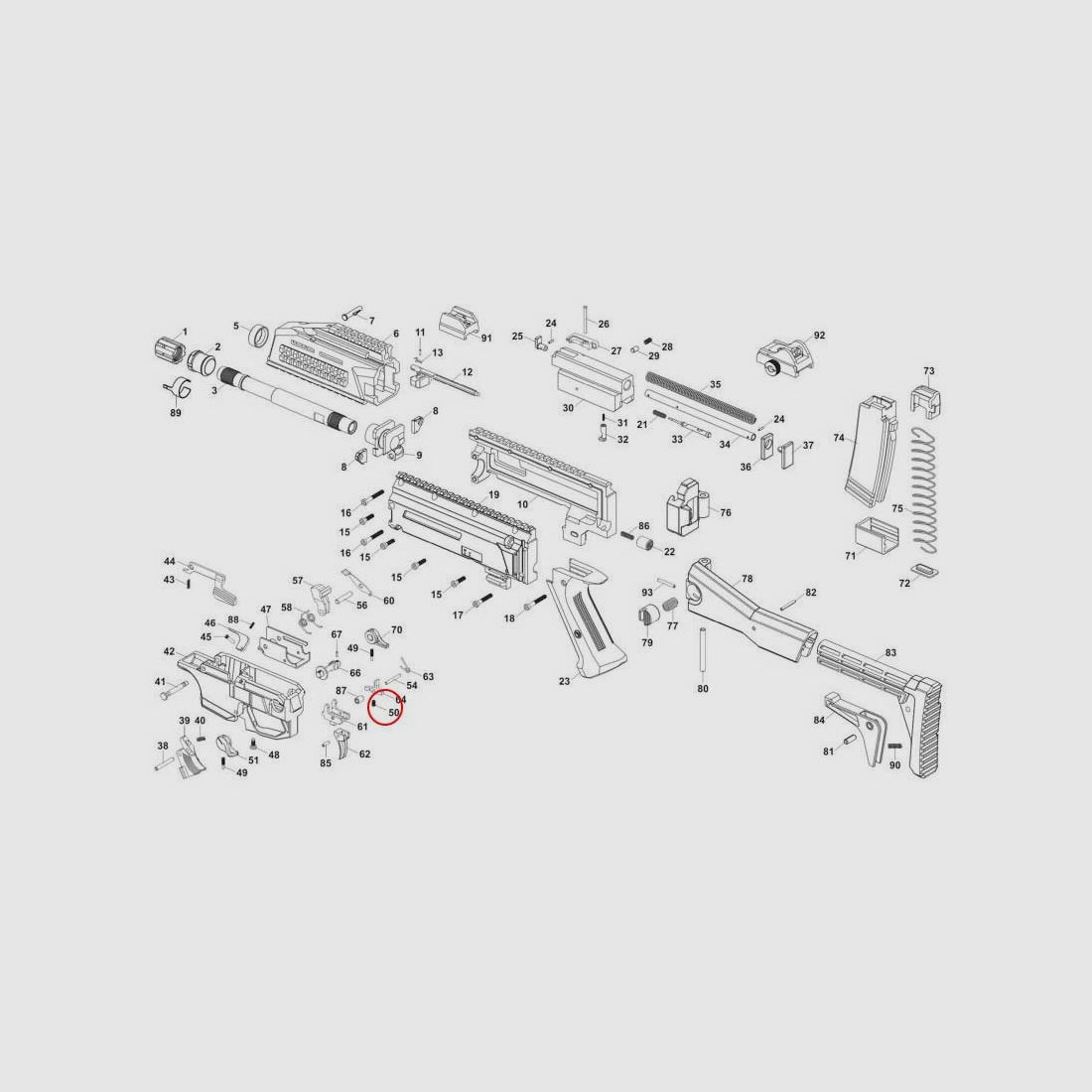 Spring of the firing mechanism CZ Scorpion EVO 3, image 3 of 3