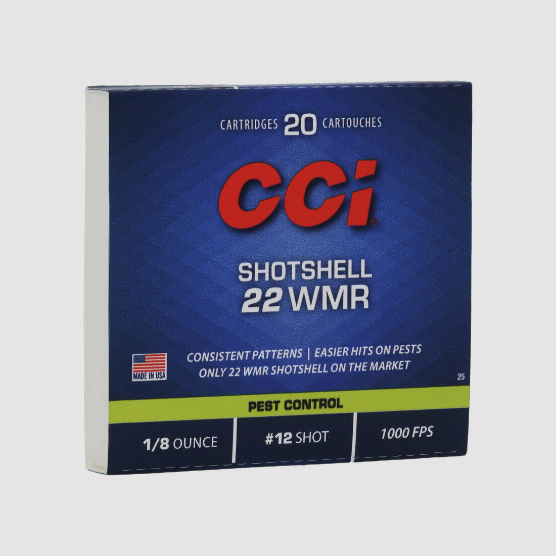 CCI .22 WinMag Shotshell 31grs / 2,0g