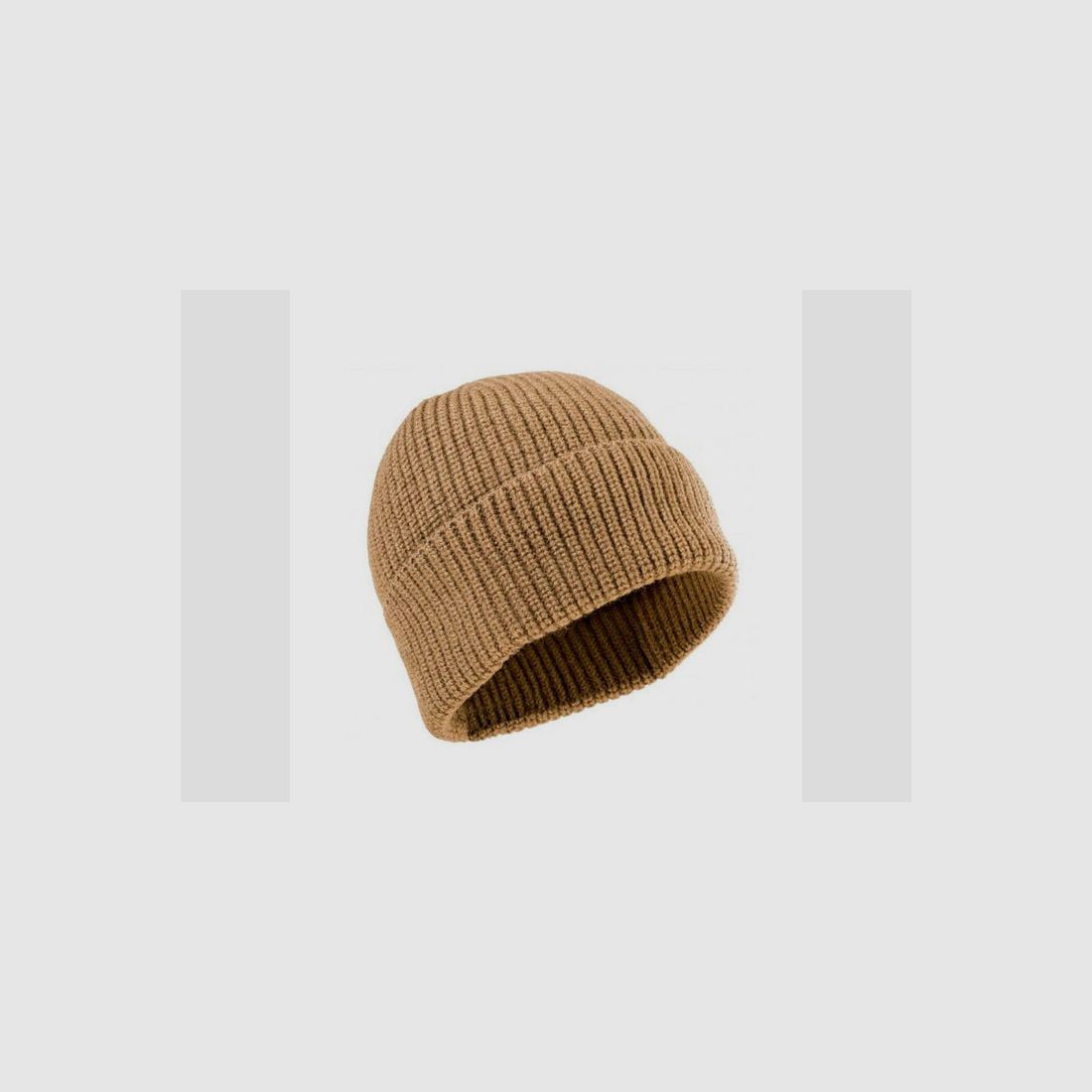 Merino Wollmütze Classic Coyote aus 100%-Merinowolle