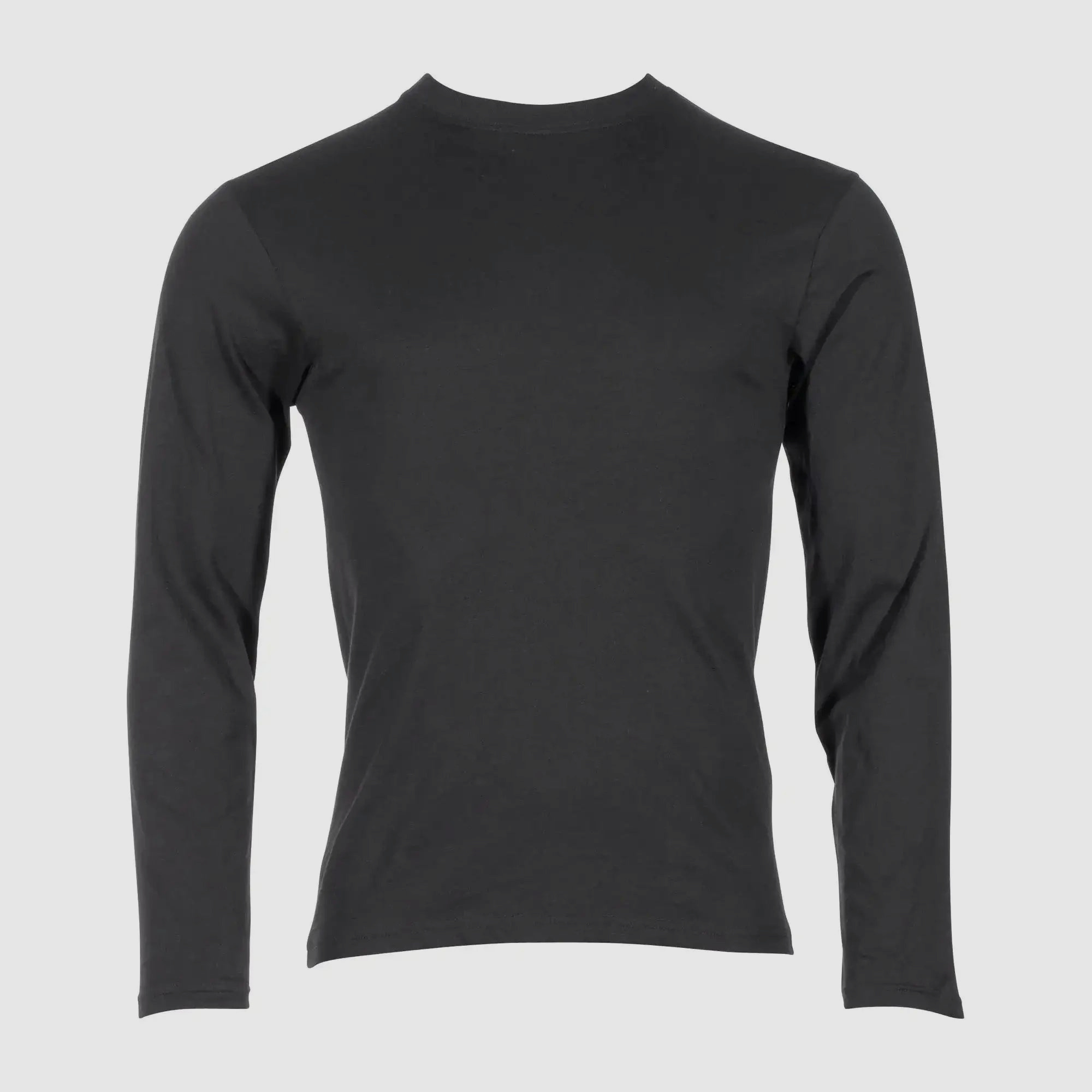 Mil-Tec Long Sleeve T-Shirt - Black / S Men