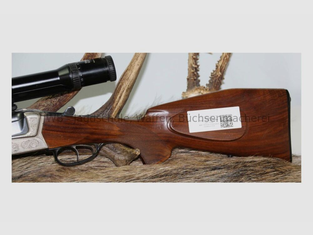 Bockbüchsflinte Krieghoff Teck z podwójnym zamkiem Bock z wymiennym lufą 12/70;.30RBlaser