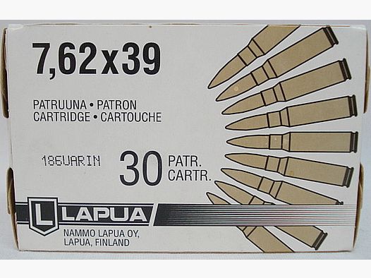 Lapua 7.62x39 VM 8.0g/123gr - (a30)