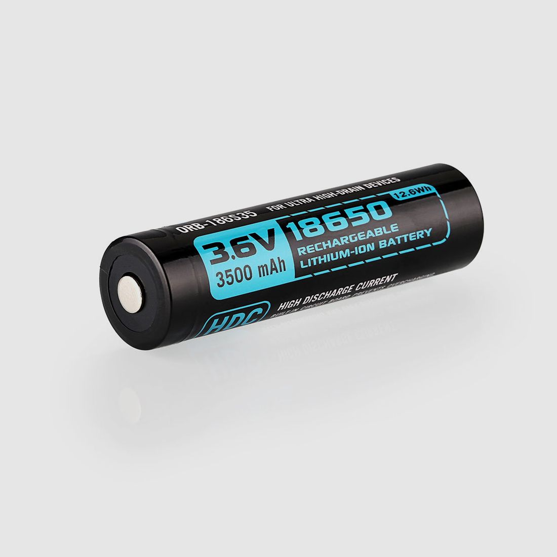 Wiederaufladbarer 18650 Akku 3500 mAh HDC mit PCB Olight, Bild 1 von 2