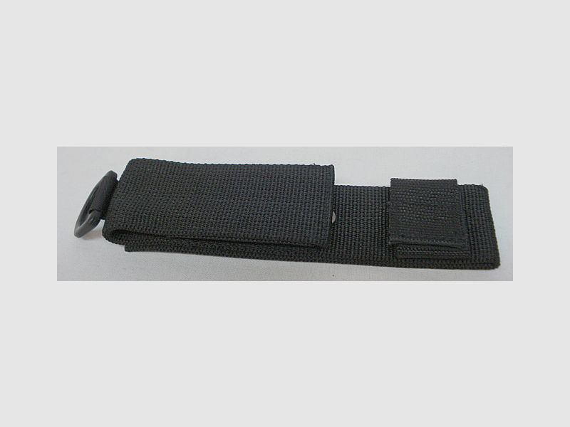Schlagstock schwarz 21'' - Hartgummigriff, mit Holster