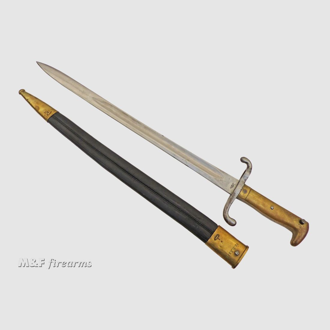 Deutsches (Braunschweigisches) Bajonett Infanterie-Seitengewehr (SG) M 1871 TS: 92.R.1.238