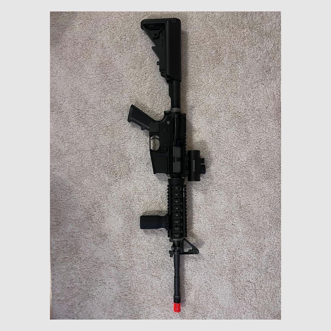 KWA LM4 RIS GBB – Neuwertig mit Red Dot, Tasche & Zubehör