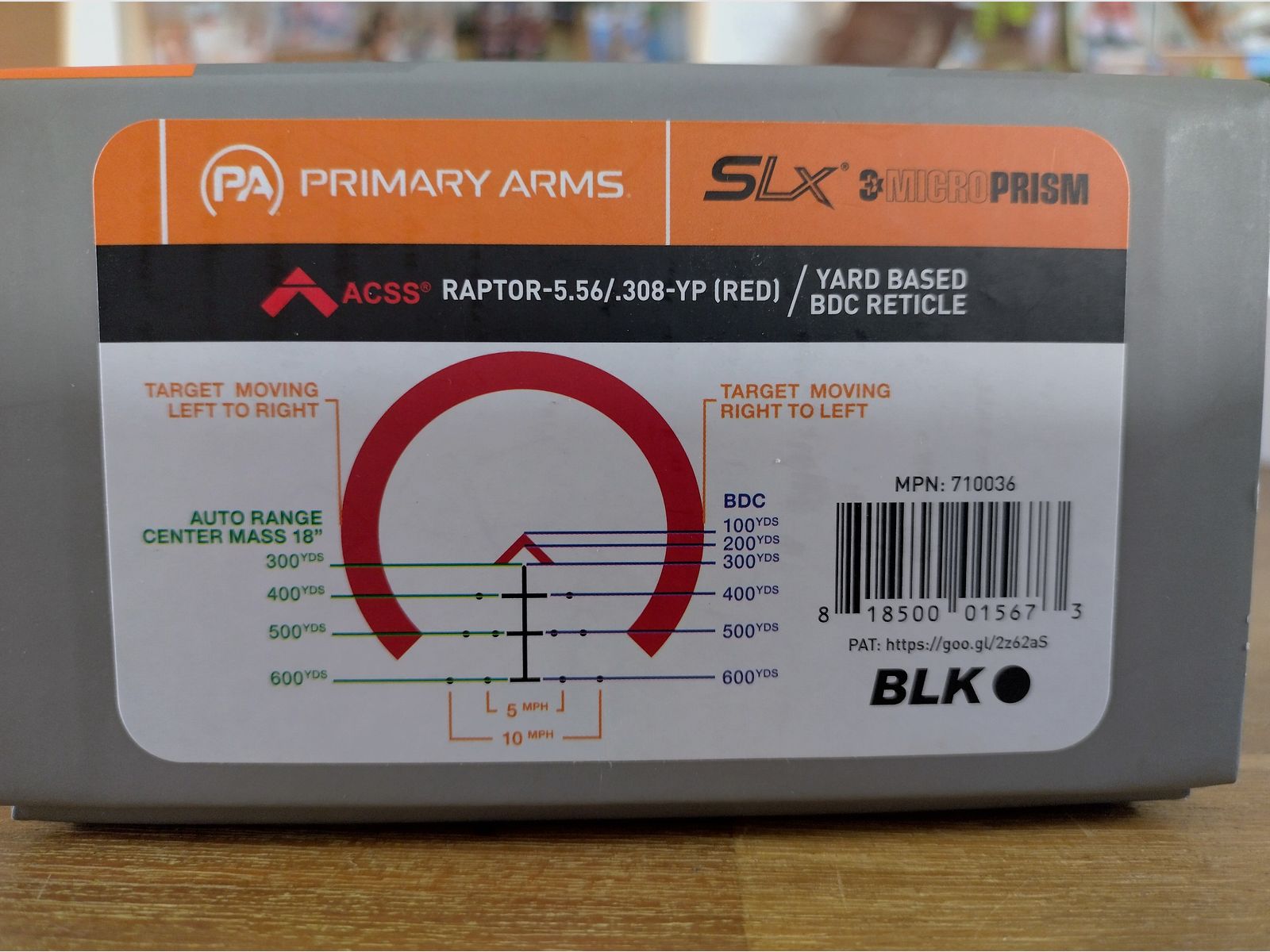 Primary Arms SLx 3x - Micro Prism Visier, zdjęcie 5 z 5