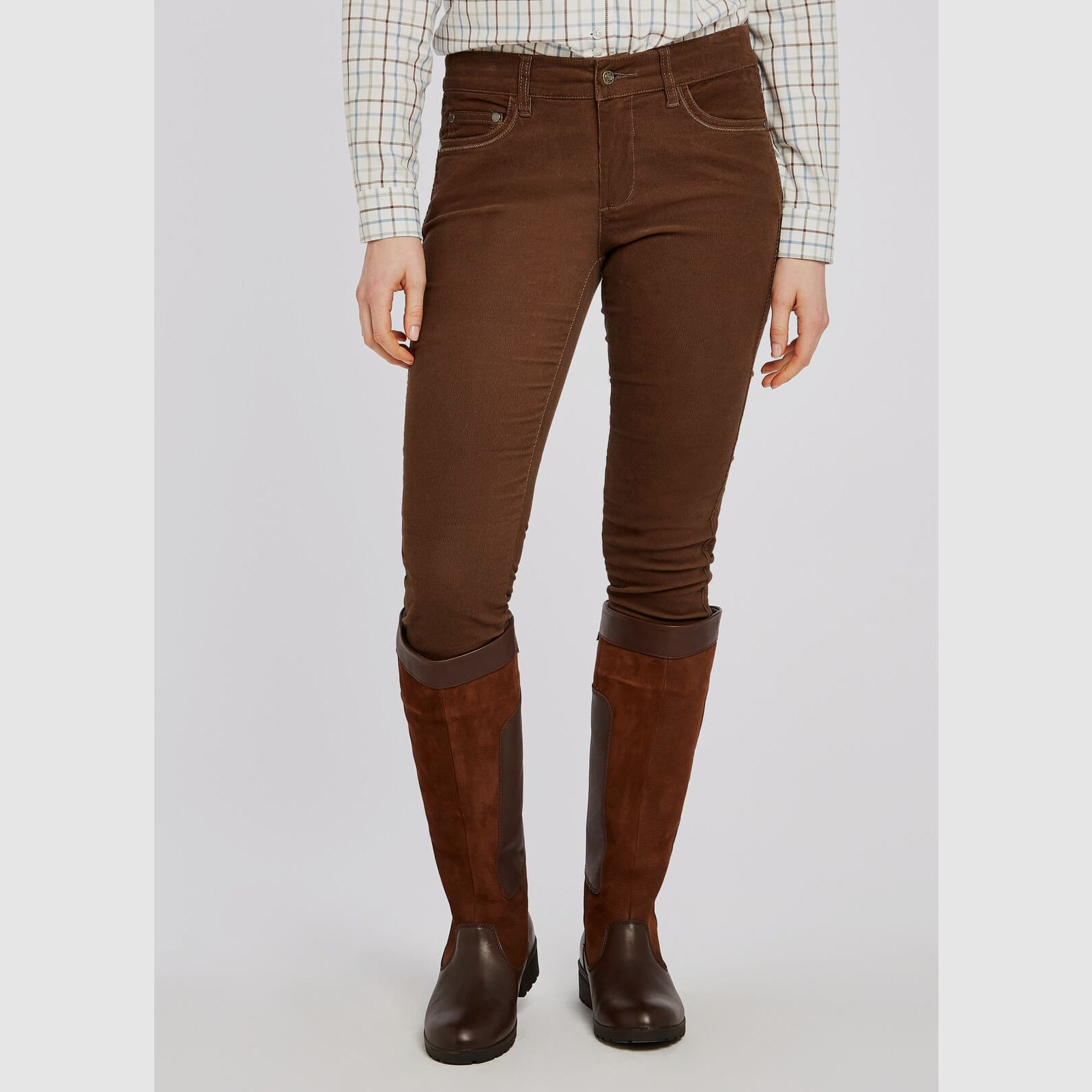 Dubarry of Ireland Pantalon en velours côtelé Honeysuckle mocha